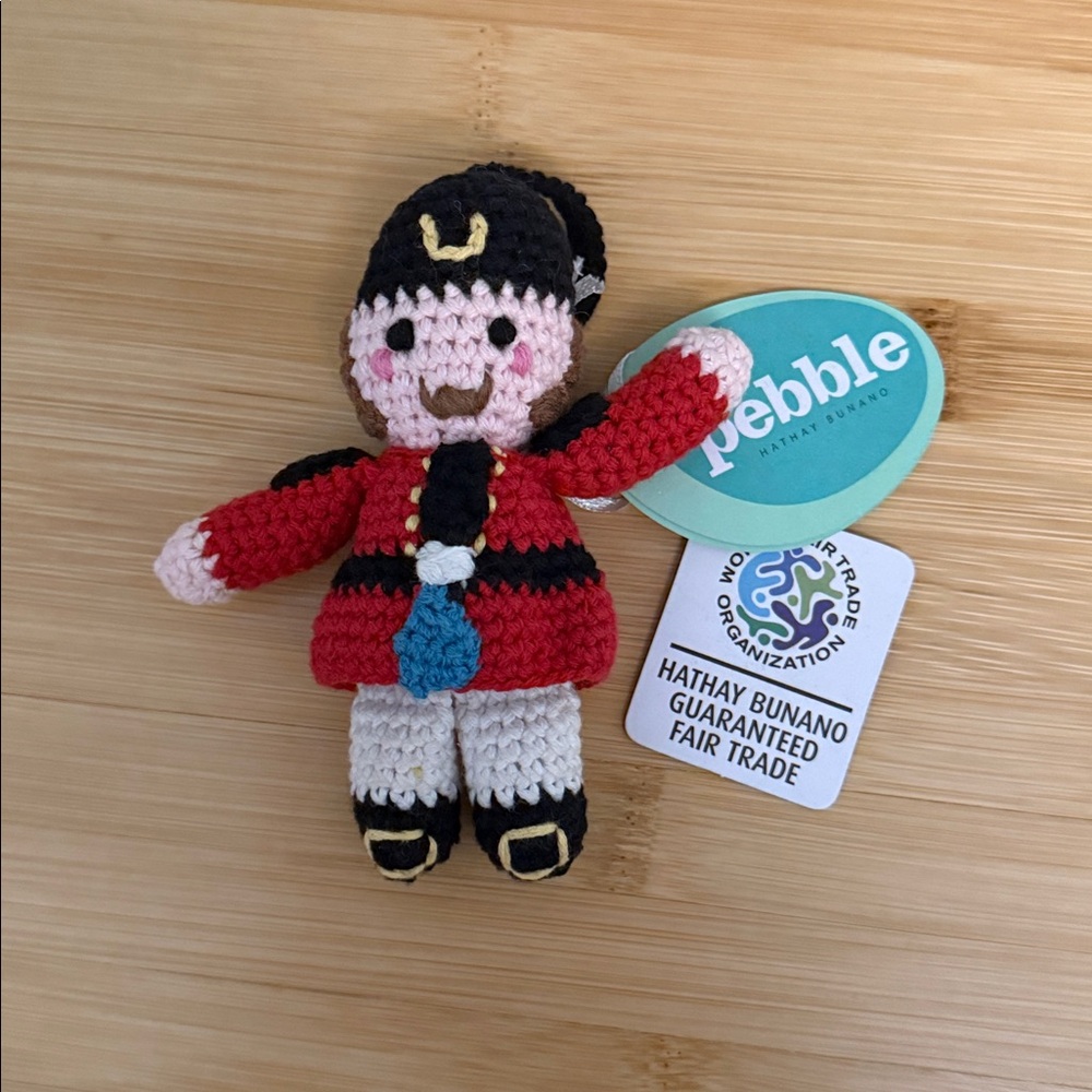Pebble Child Fair Trade Nutcracker Christmas Ornament